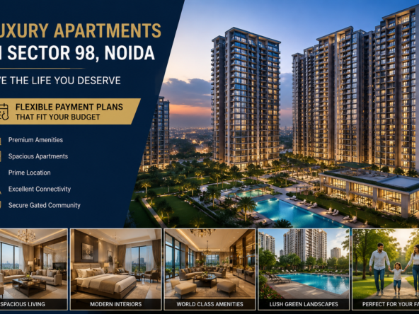 Luxury apartments in Sector 98 Noida near Noida Expressway.